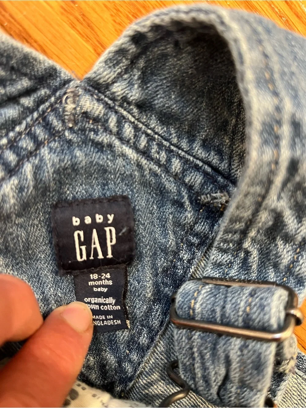 NWOT - baby GAP Denim Overalls - Blue